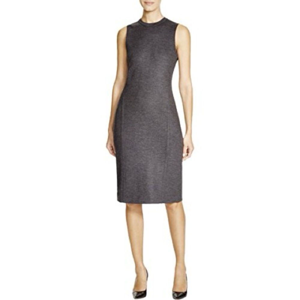 Theory Womens Woll A-Line Formal Dress